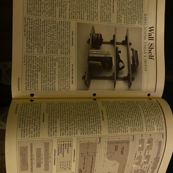 🎉5/$10🎉 Woodsmith magazine number 20 March 1982 buffet table, wall shelf - Picture 8 of 8